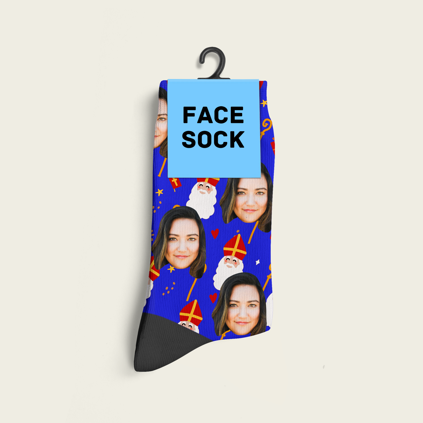 FaceSock® | Custom Sinterklaas Sokken Met Foto