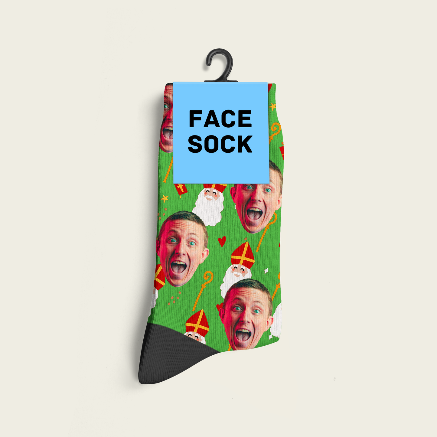 FaceSock® | Custom Sinterklaas Sokken Met Foto