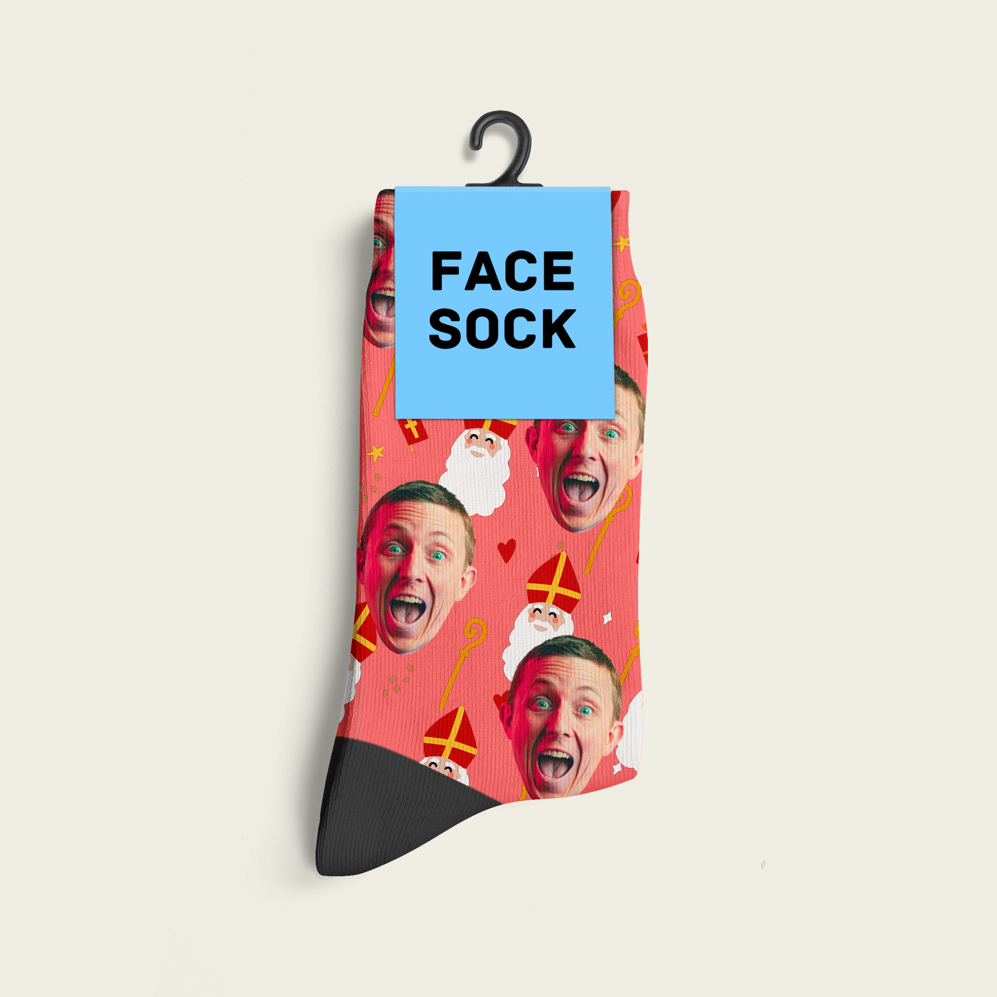 FaceSock® | Custom Sinterklaas Sokken Met Foto