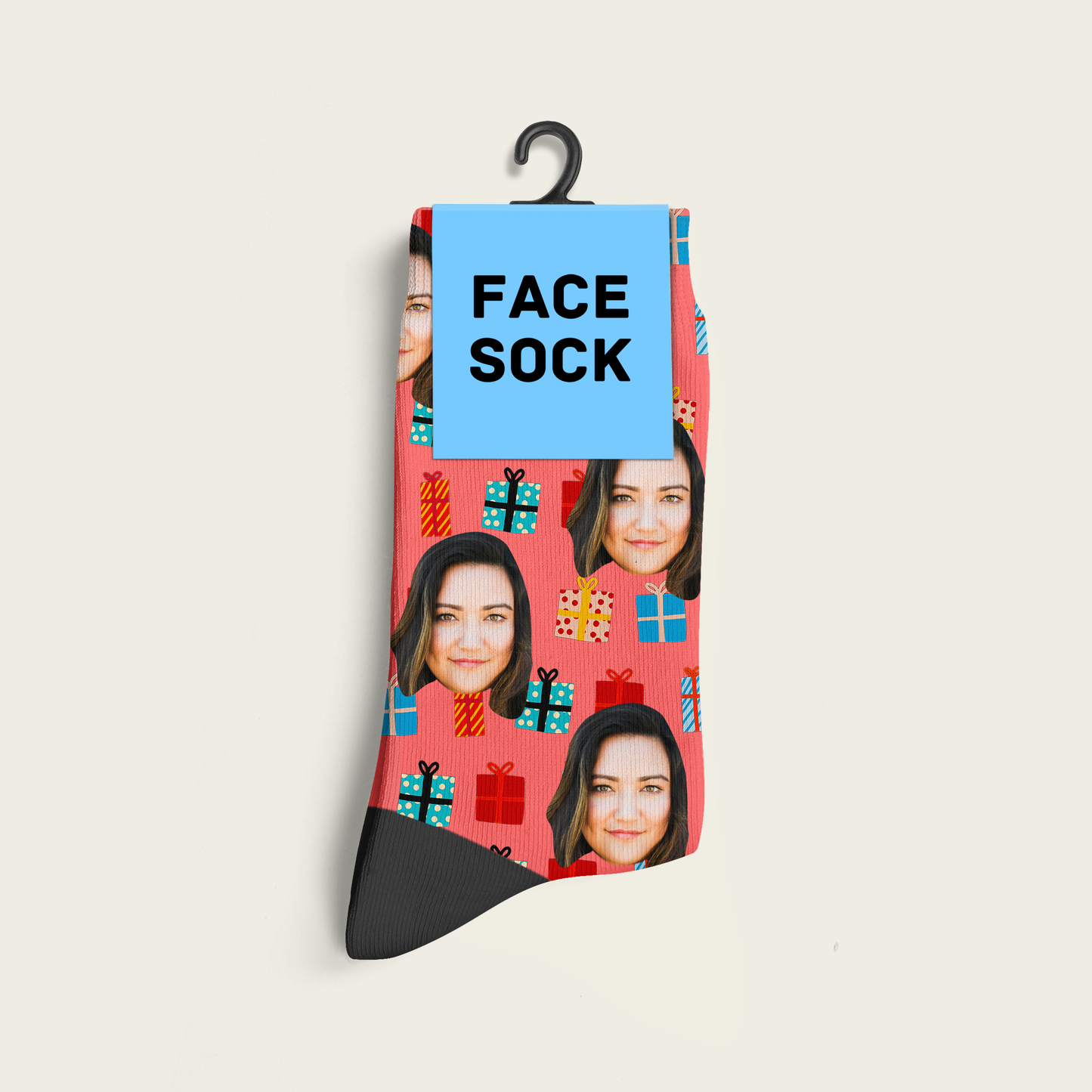 FaceSock® | Custom Sinterklaas Sokken Met Foto