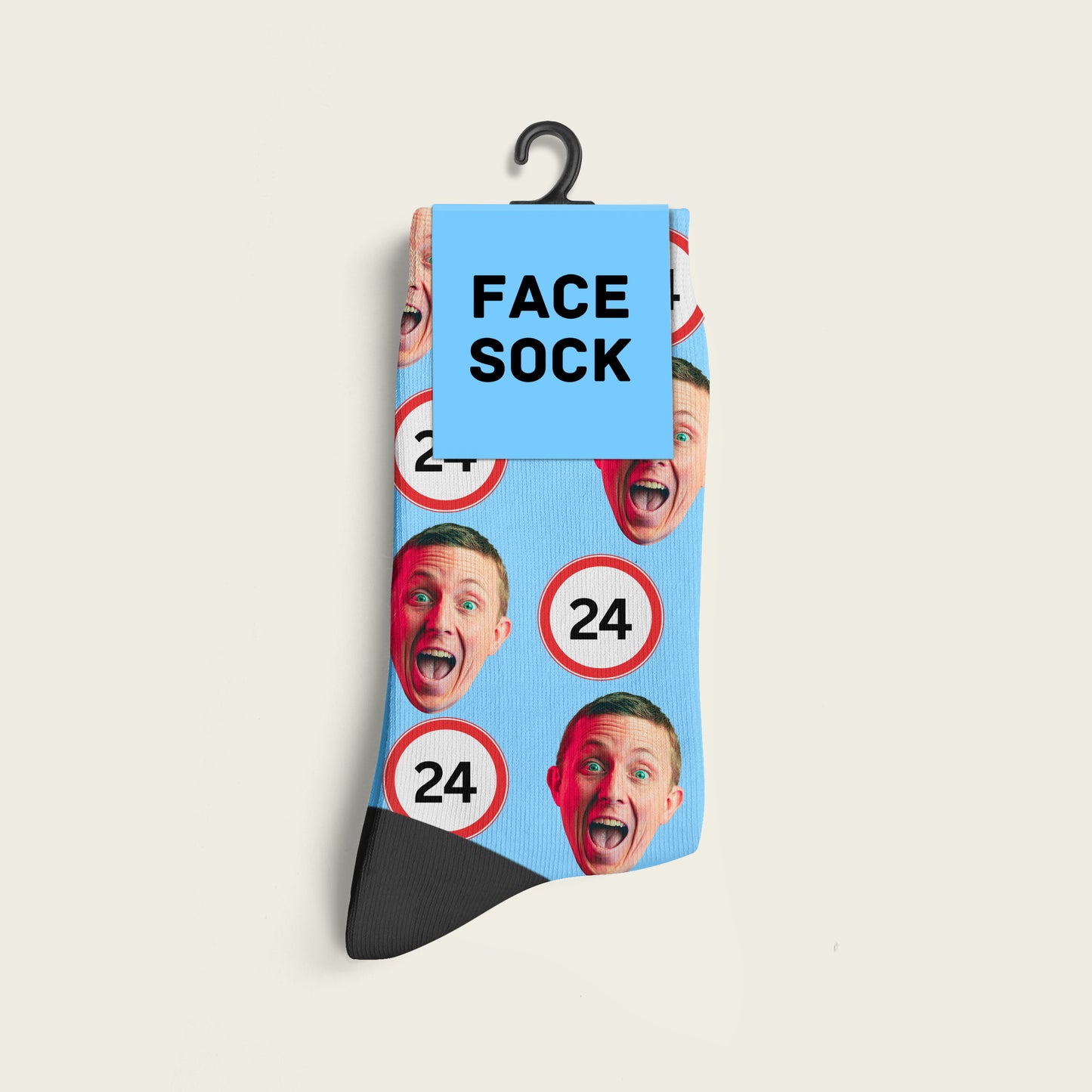 FaceSock® | Custom Verjaardag Sokken Met Foto