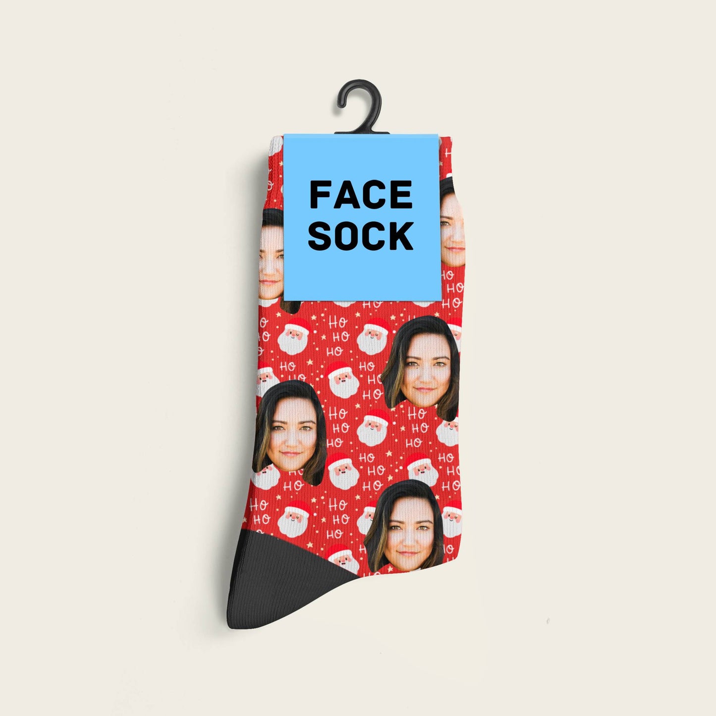 FaceSock® | Custom Kerst Sokken Met Foto
