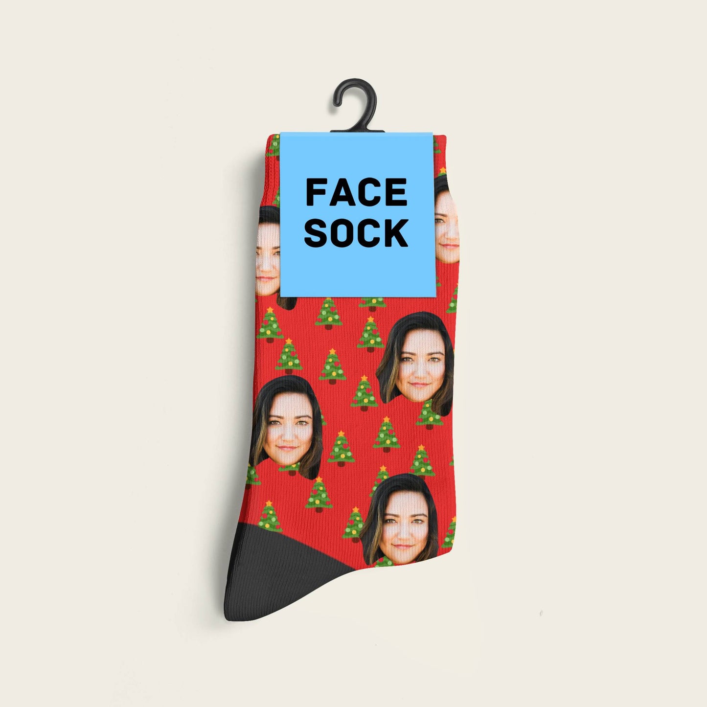 FaceSock® | Custom Kerst Sokken Met Foto
