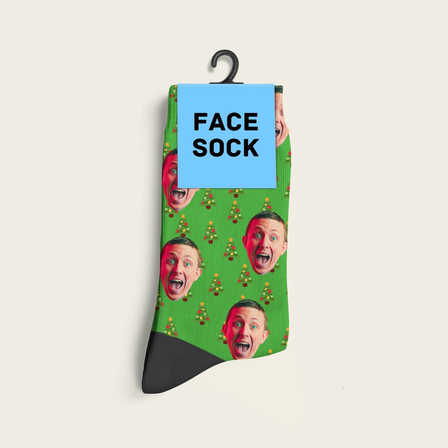 FaceSock® | Custom Kerst Sokken Met Foto