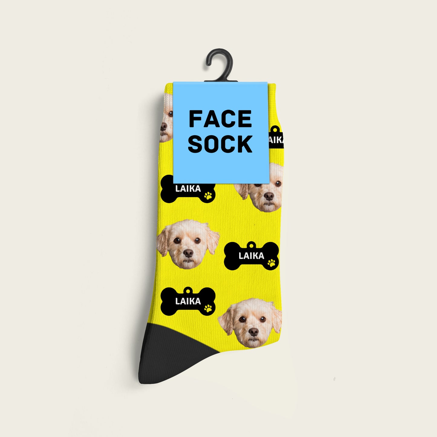 FaceSock® | Custom Honden Sokken Met Foto En Naam