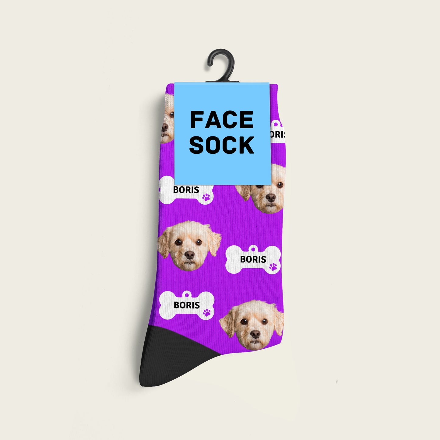 FaceSock® | Custom Honden Sokken Met Foto En Naam