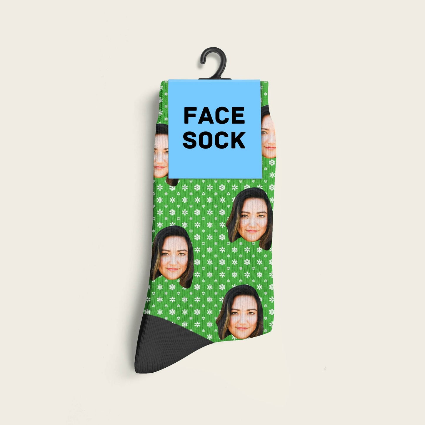 FaceSock® | Custom Kerst Sokken Met Foto