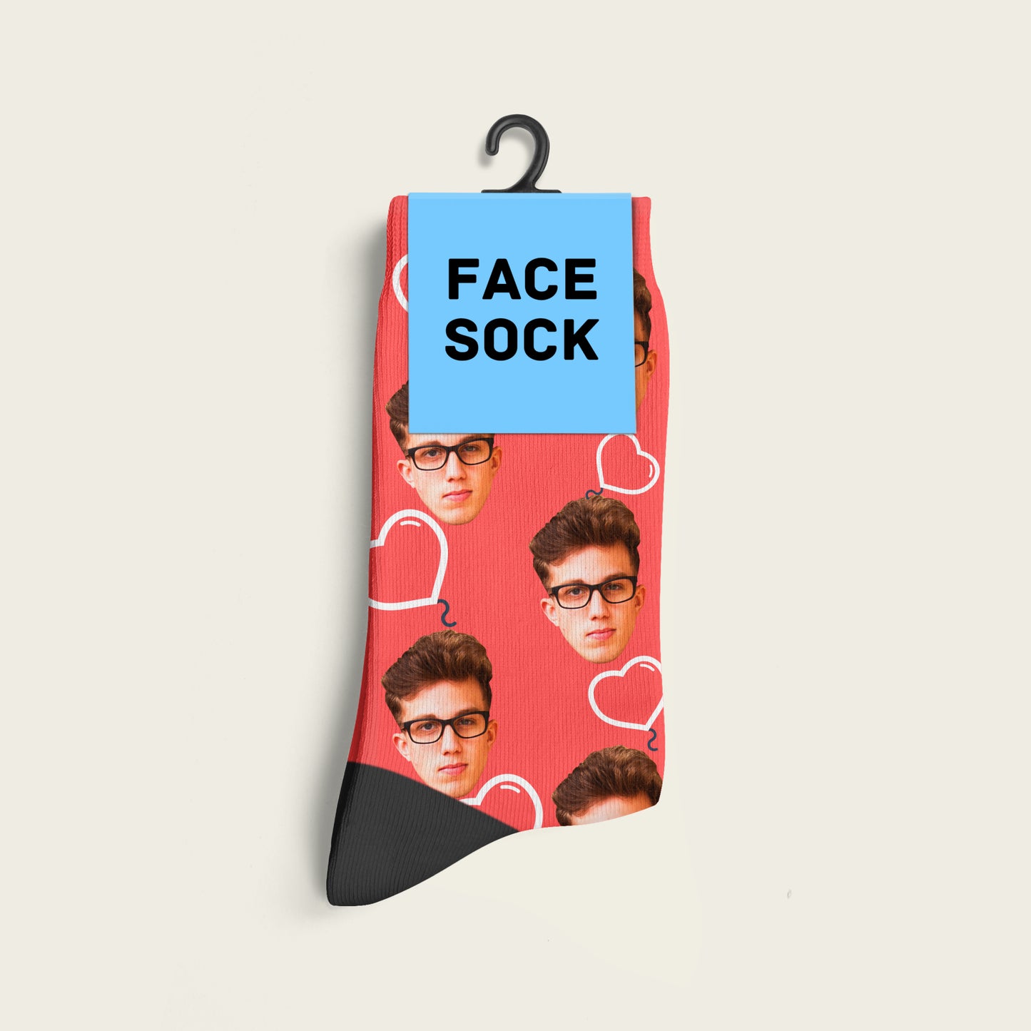 FaceSock® | Custom Love Sokken Met Foto