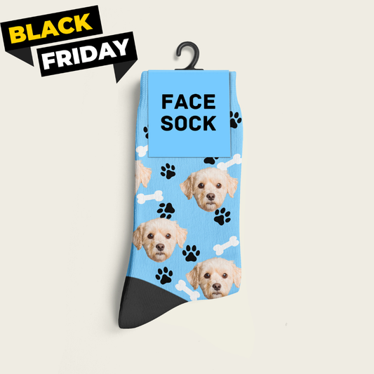 FaceSock® | Custom Honden Sokken Met Foto
