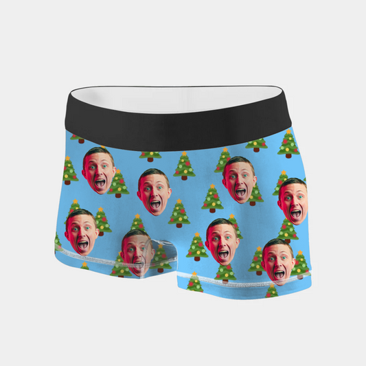Gepersonaliseerde Kerst Onderbroek Met Foto