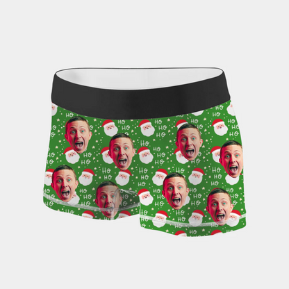 Gepersonaliseerde Kerst Onderbroek Met Foto