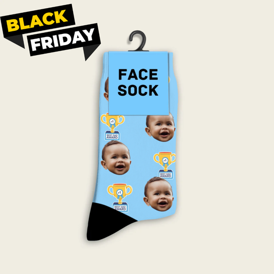 FaceSock® | Custom Best Dad Sokken Met Foto