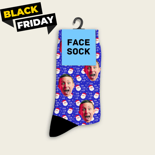 FaceSock® | Custom Kerst Sokken Met Foto