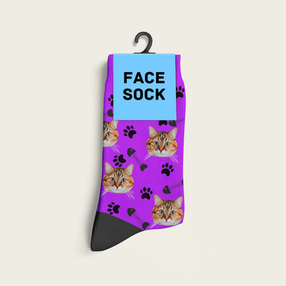 FaceSock® | Custom Katten Sokken Met Foto