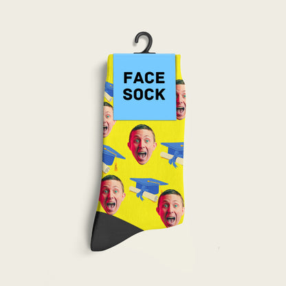 FaceSock® | Custom Geslaagd Sokken Met Foto