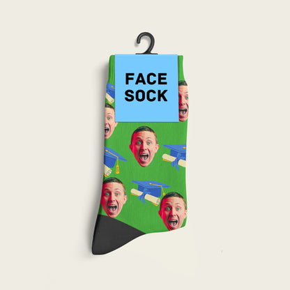 FaceSock® | Custom Geslaagd Sokken Met Foto