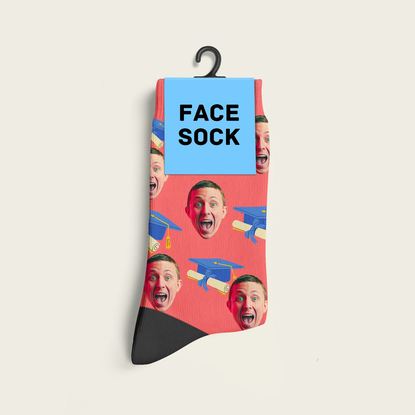 FaceSock® | Custom Geslaagd Sokken Met Foto