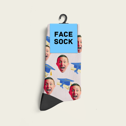 FaceSock® | Custom Geslaagd Sokken Met Foto