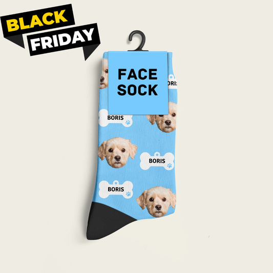 FaceSock® | Custom Honden Sokken Met Foto En Naam