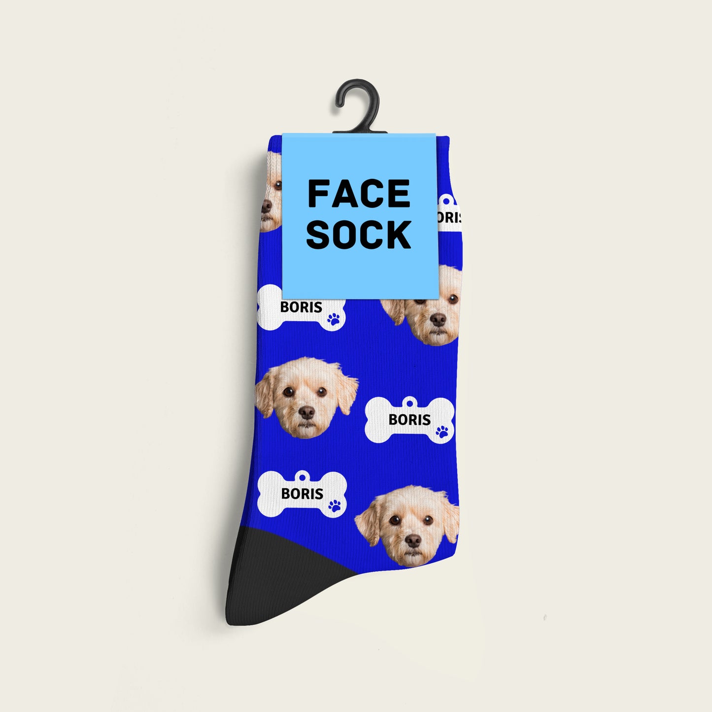 FaceSock® | Custom Honden Sokken Met Foto En Naam
