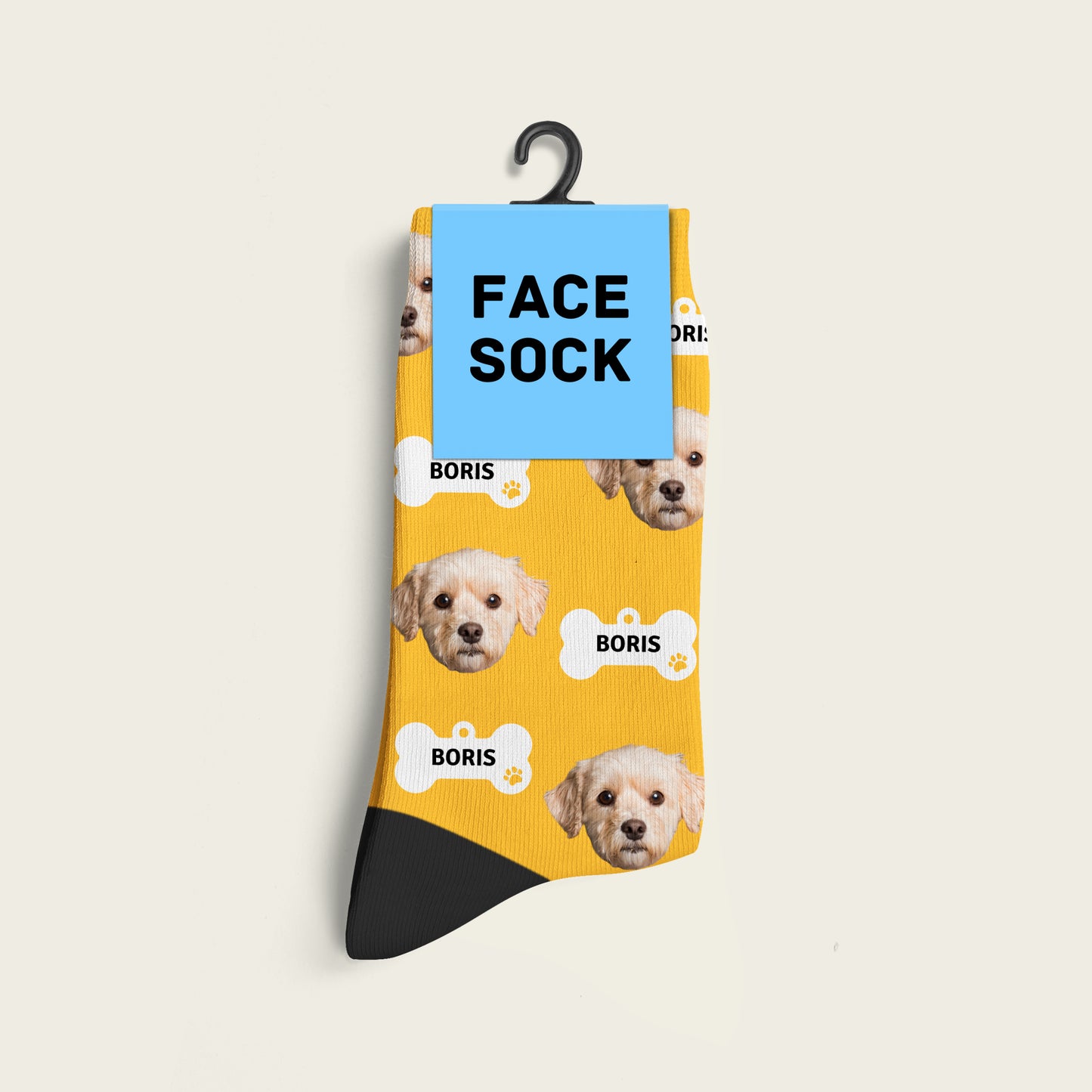 FaceSock® | Custom Honden Sokken Met Foto En Naam